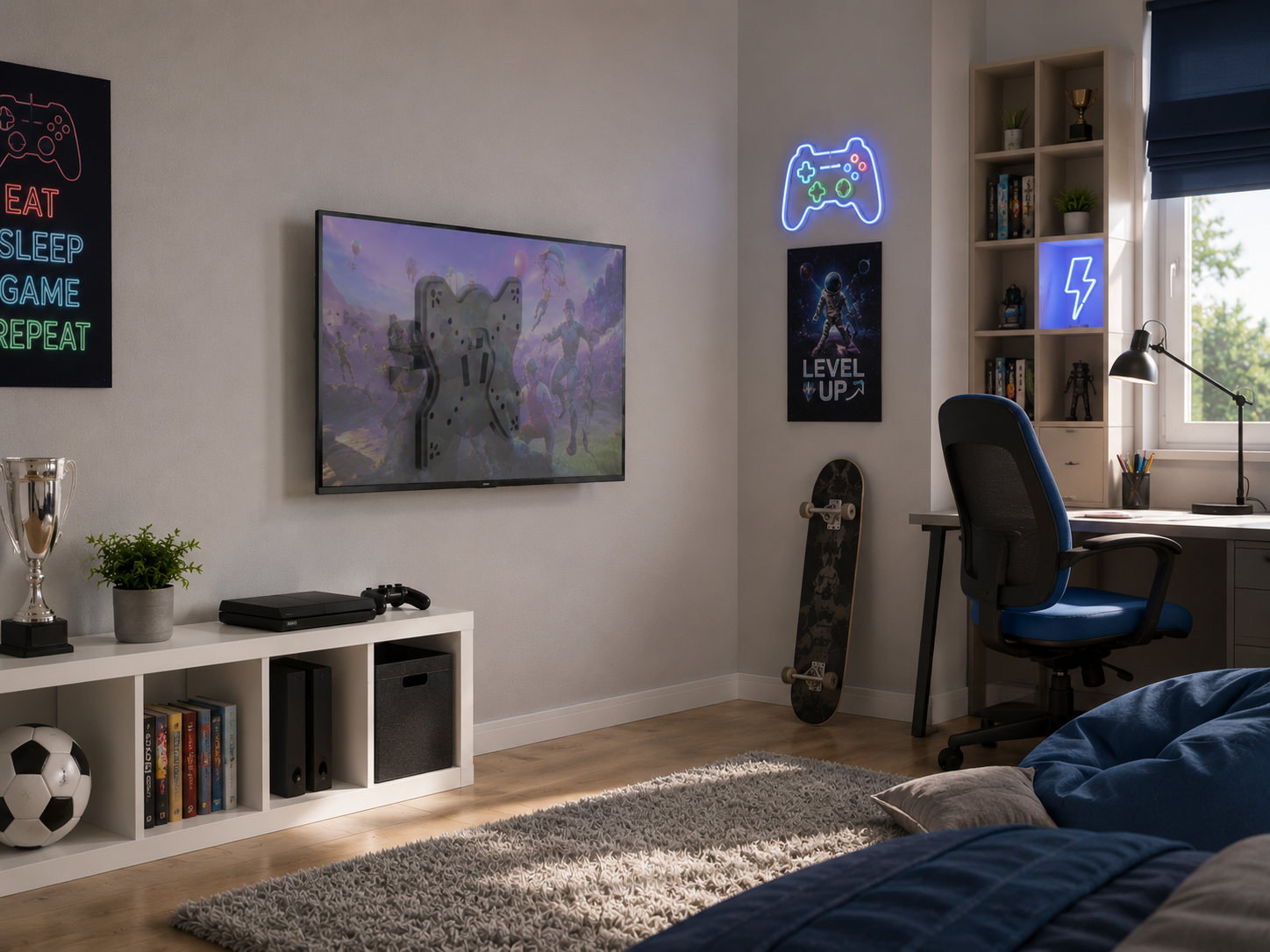 VGSOLID 220 – Full Motion TV Wall Mount for 23″–43″ Screens