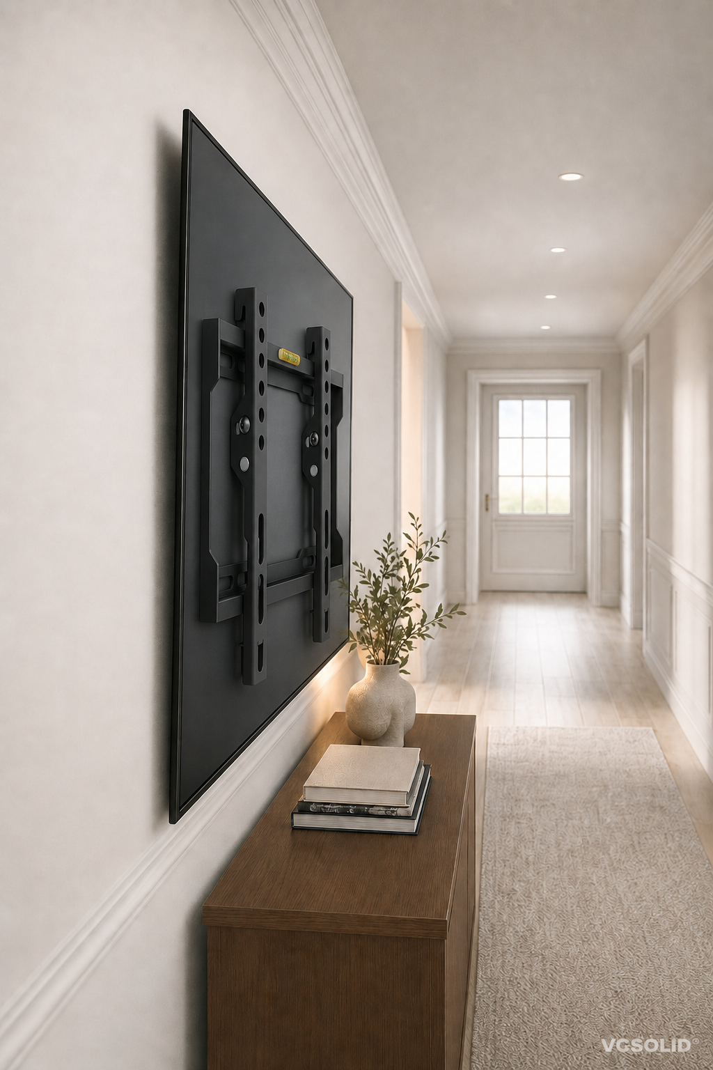 VGSOLID 22T – Slim Tilt TV Wall Mount for 13″–43″ Screens