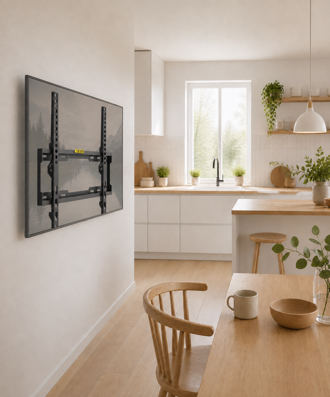 VGSOLID 44T – Slim Tilt TV Wall Mount for 32″–75″ Screens