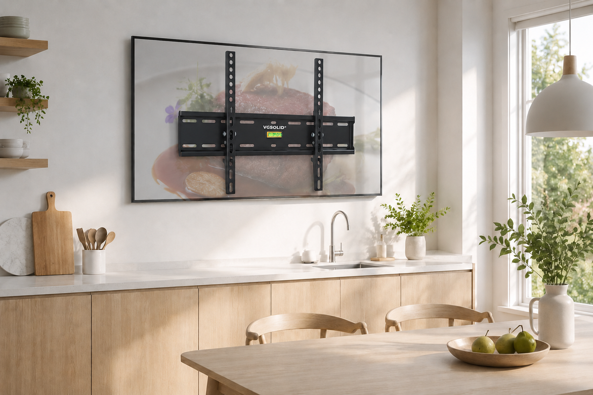 VGSOLID 44ST Max – Slim Tilt TV Wall Mount for 32″–75″ Screens