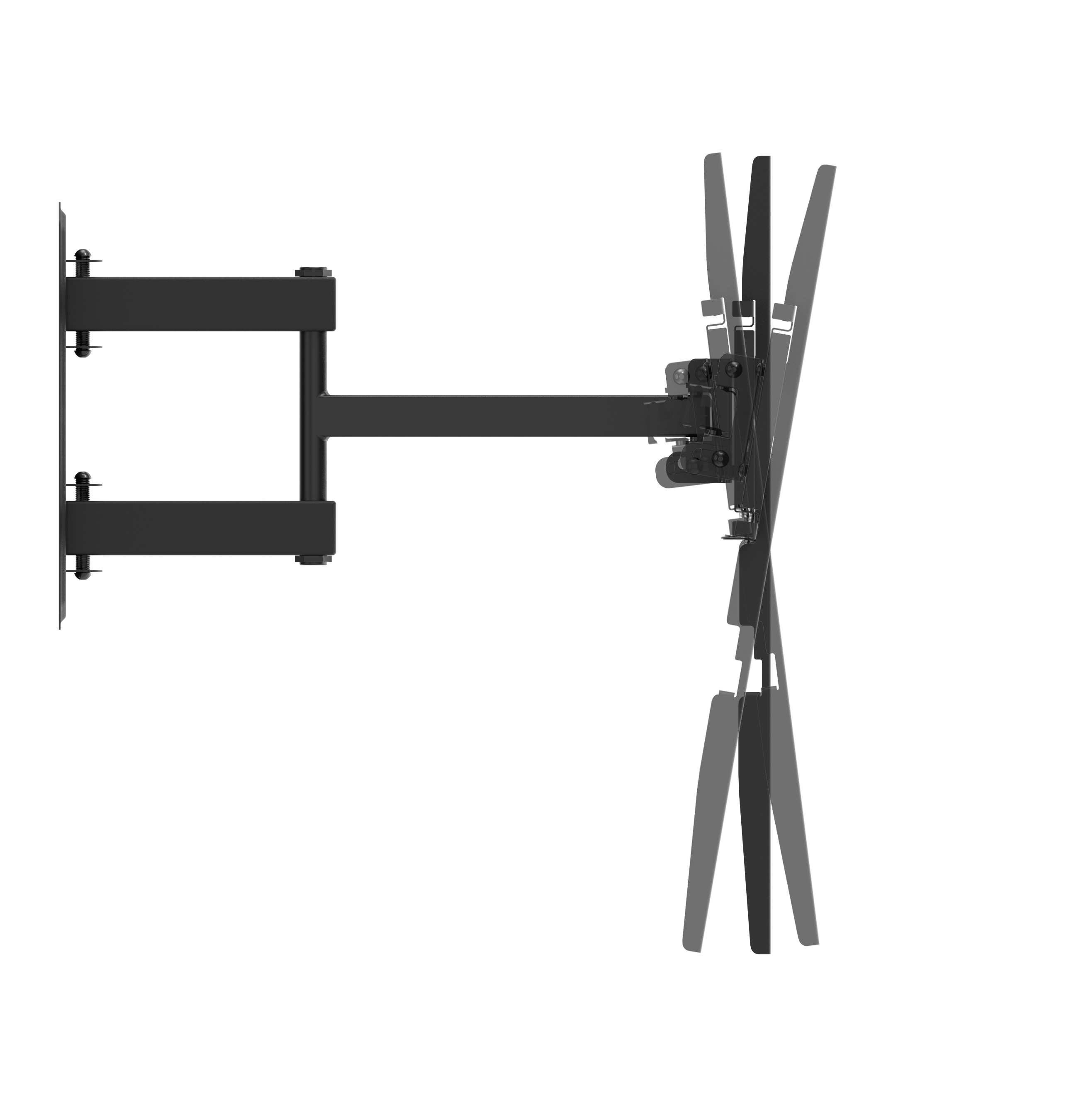 VGSOLID 443 – Suport TV de perete articulat cu mișcare completă pentru televizoare de la 32″ la 55″
