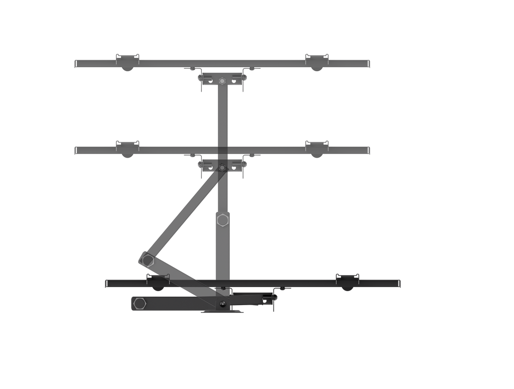 VGSOLID 443 – Suport TV de perete articulat cu mișcare completă pentru televizoare de la 32″ la 55″