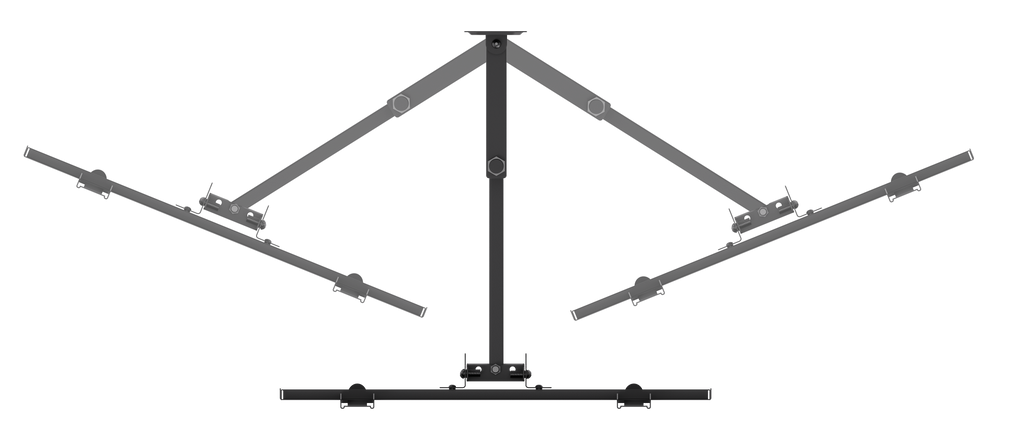 VGSOLID 443 – Suport TV de perete articulat cu mișcare completă pentru televizoare de la 32″ la 55″