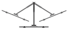 VGSOLID 443 – Suport TV de perete articulat cu mișcare completă pentru televizoare de la 32″ la 55″