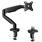 Braț pentru monitor VGSOLID GC45 Premium cu arc pe gaz – montaj ajustabil pe birou de 27"–45", VESA 75x75/100x100, 2–17 kg, înclinare ±45°, rotație 360°