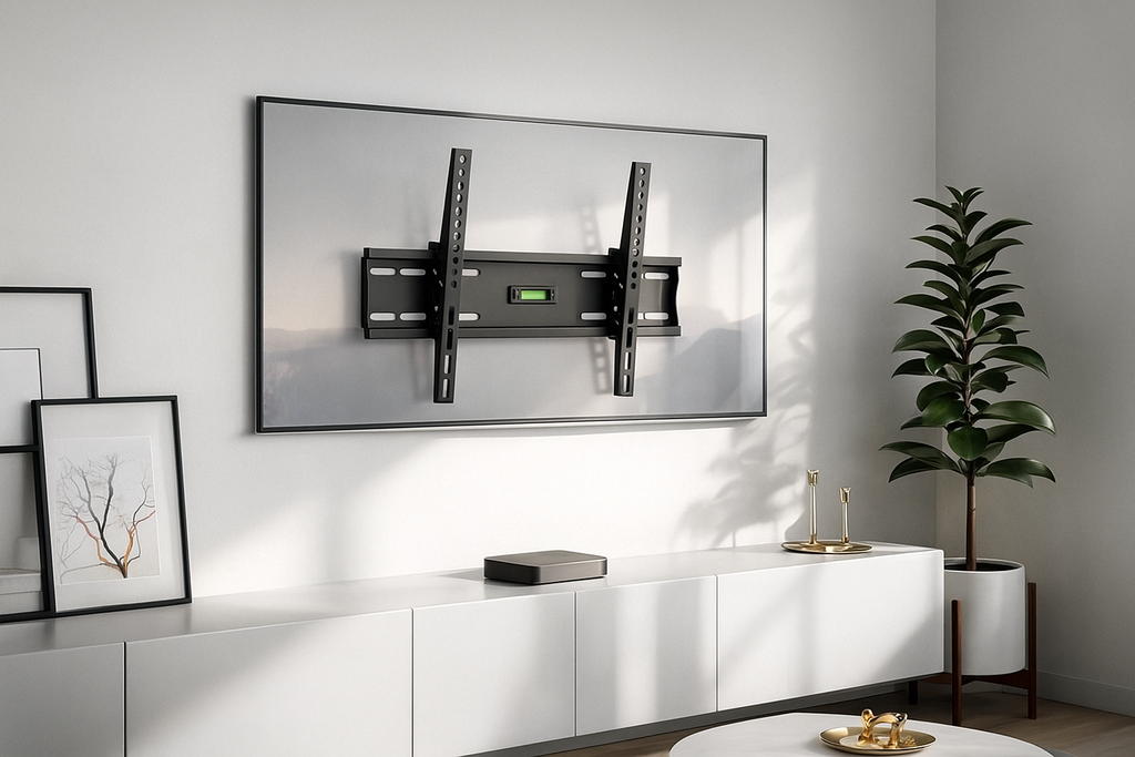 VGSOLID 44ST Max – Suport TV de perete subțire, cu înclinare, pentru ecrane de 32″–70″