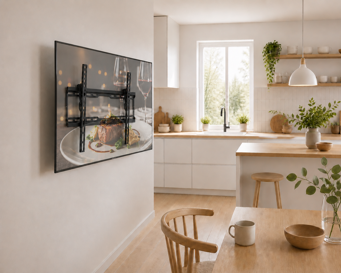 VGSOLID 46T – Slim Tilt TV Wall Mount for 37″–80″ Screens