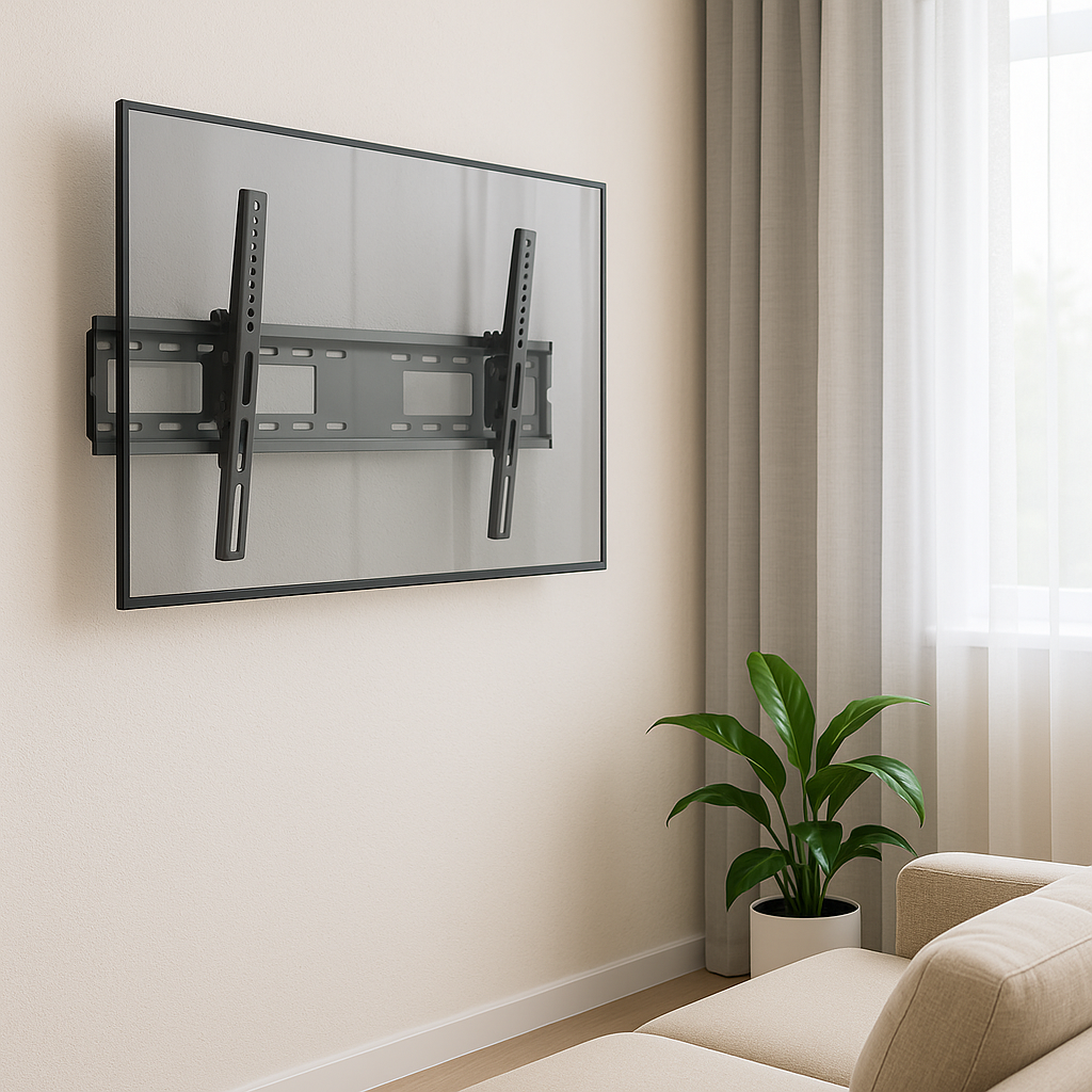 VGSOLID 48T XL – Suport de perete TV înclinabil, de mare rezistență, pentru ecrane de 43″–90″